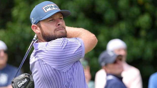 Tyrrell Hatton is pictured at the 2022 U.S. Open.